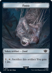 Food // Wraith Double-Sided Token [The Lord of the Rings: Tales of Middle-Earth Commander Tokens] | Gear Gaming Fayetteville