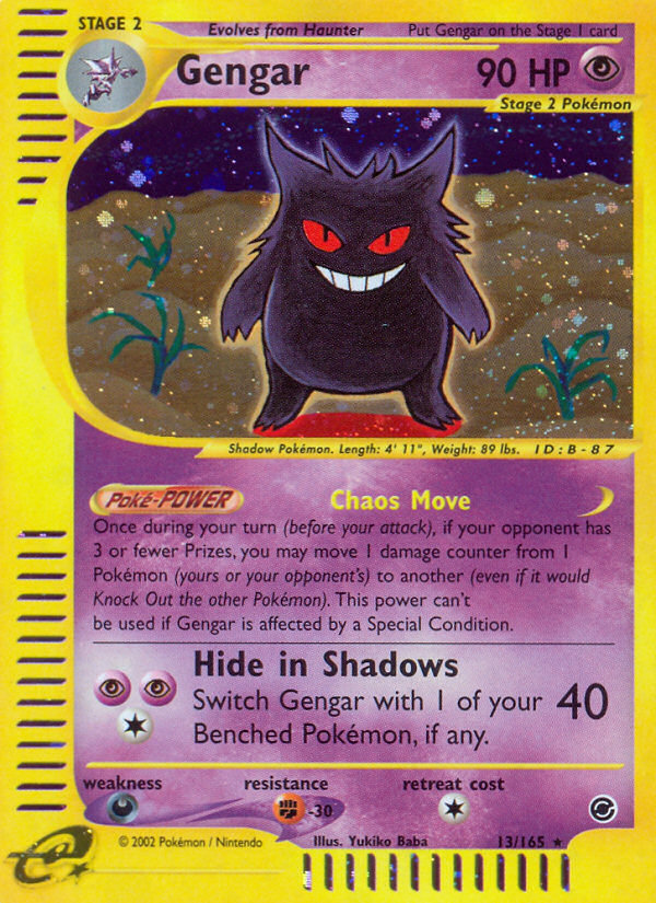 Gengar (13/165) [Expedition: Base Set] | Gear Gaming Fayetteville