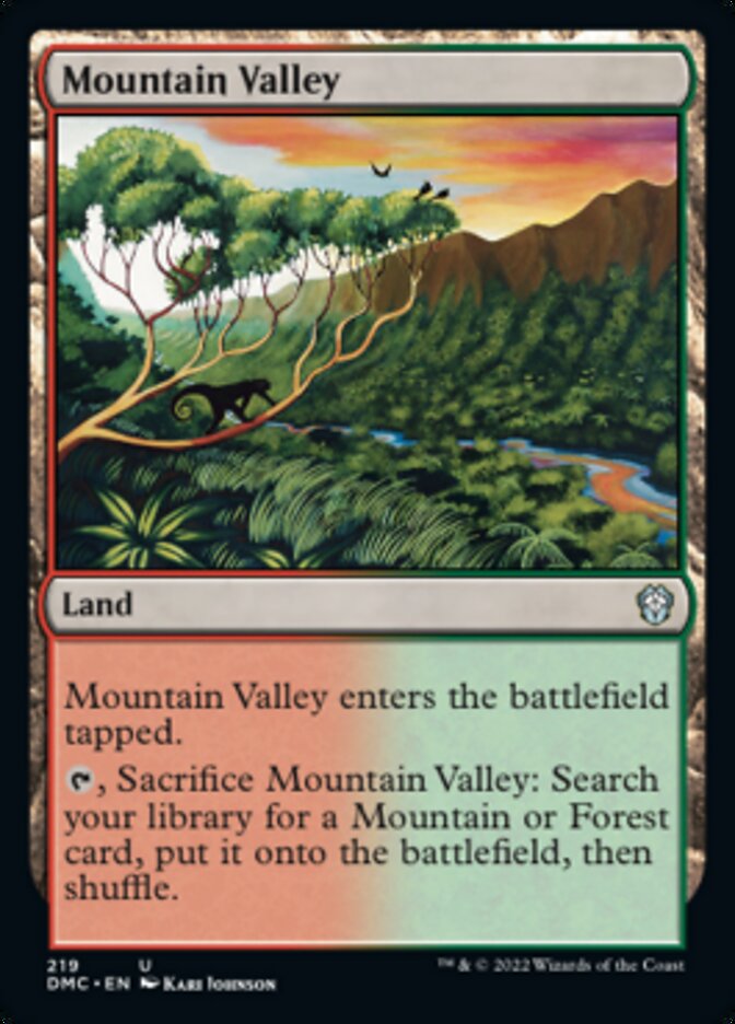 Mountain Valley [Dominaria United Commander] | Gear Gaming Fayetteville