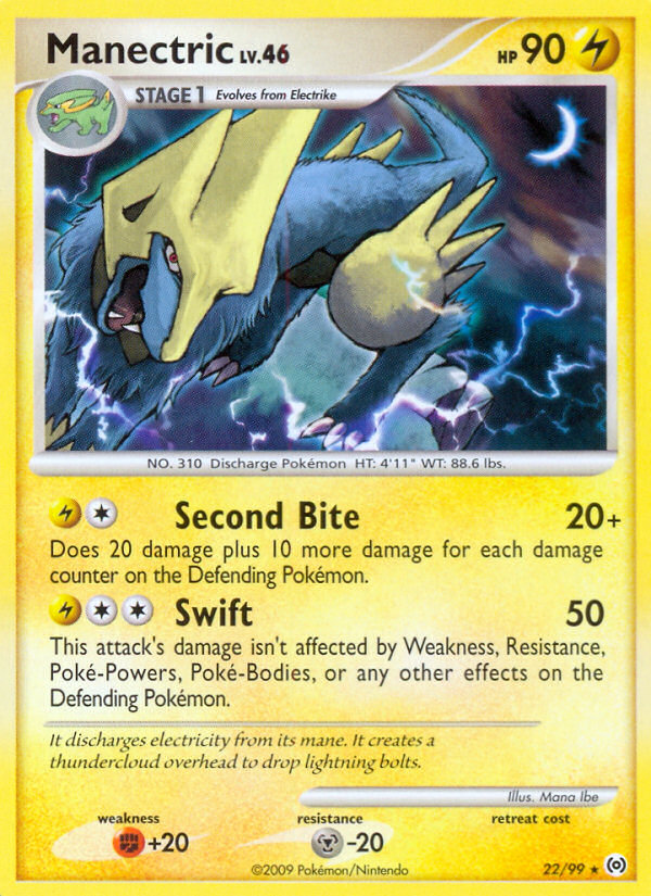 Manectric (22/99) [Platinum: Arceus] | Gear Gaming Fayetteville