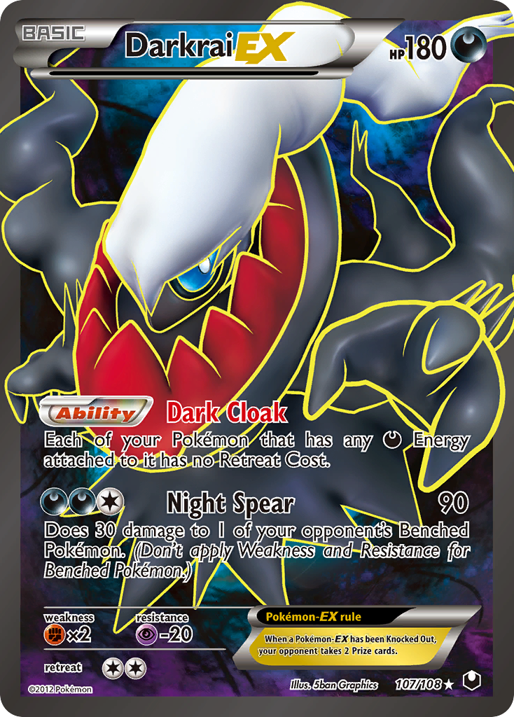 Darkrai EX (107/108) [Black & White: Dark Explorers] | Gear Gaming Fayetteville