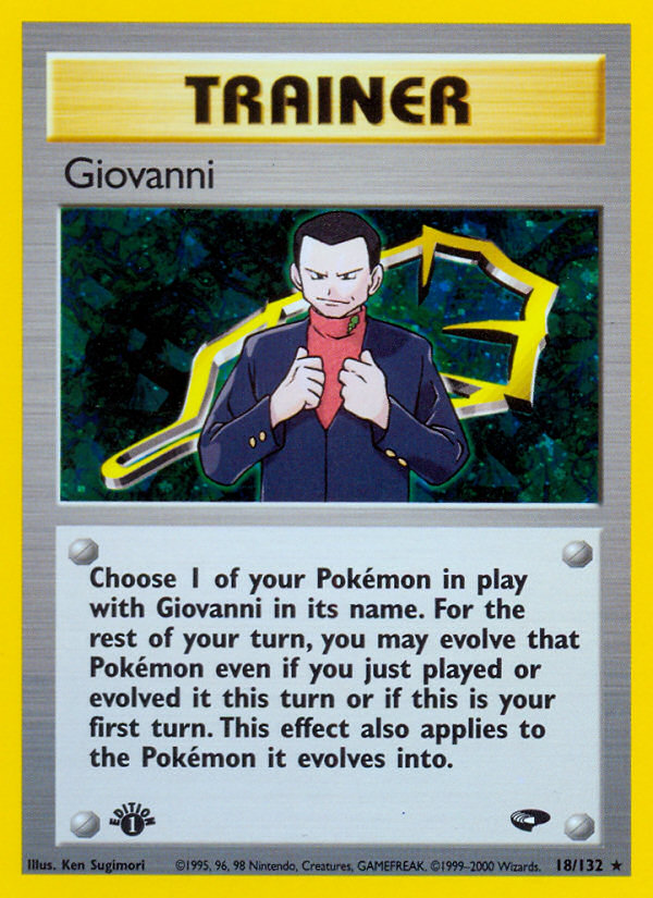 Giovanni (18/132) [Gym Challenge 1st Edition] | Gear Gaming Fayetteville