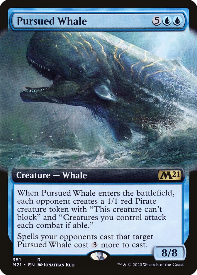 Pursued Whale (Extended Art) [Core Set 2021] | Gear Gaming Fayetteville