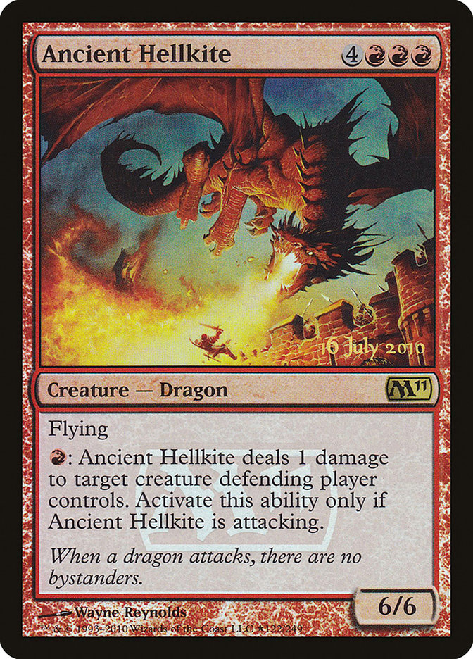 Ancient Hellkite [Magic 2011 Prerelease Promos] | Gear Gaming Fayetteville