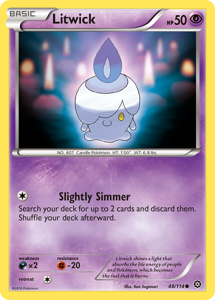 Litwick (48/114) [XY: Steam Siege] | Gear Gaming Fayetteville