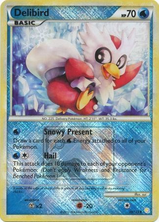 Delibird (39/123) (League Promo) [HeartGold & SoulSilver: Base Set] | Gear Gaming Fayetteville