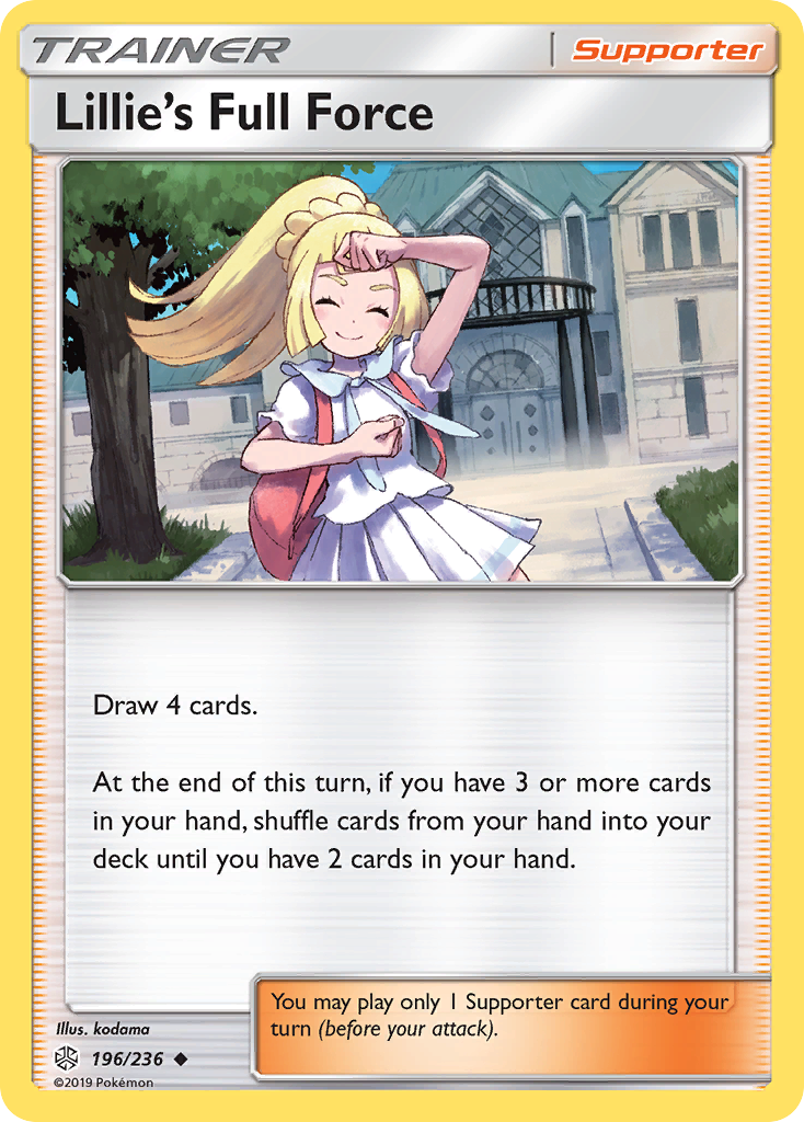 Lillie's Full Force (196/236) [Sun & Moon: Cosmic Eclipse] | Gear Gaming Fayetteville