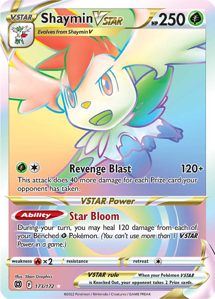 Shaymin VSTAR (173/172) [Sword & Shield: Brilliant Stars] | Gear Gaming Fayetteville