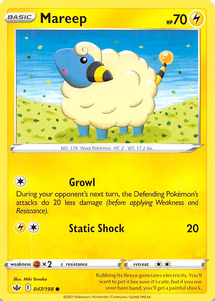 Mareep (047/198) [Sword & Shield: Chilling Reign] | Gear Gaming Fayetteville