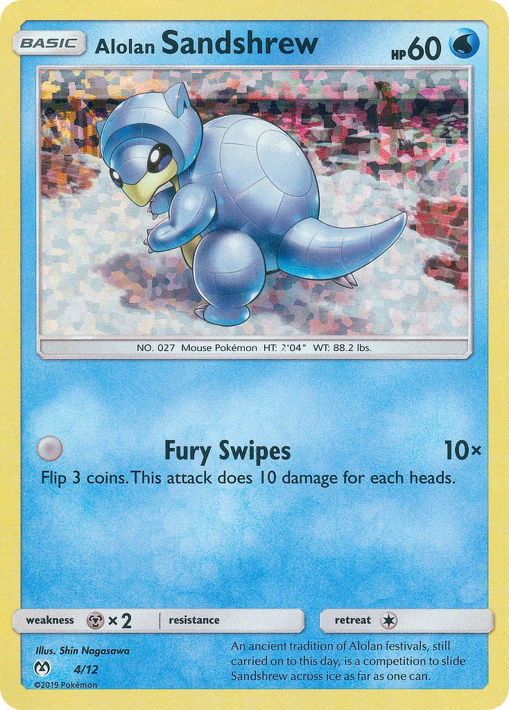 Alolan Sandshrew (4/12) [McDonald's Promos: 2019 Collection] | Gear Gaming Fayetteville