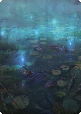 The Dead Marshes Art Card [The Lord of the Rings: Tales of Middle-earth Art Series] | Gear Gaming Fayetteville