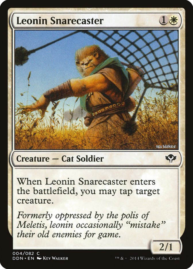 Leonin Snarecaster [Duel Decks: Speed vs. Cunning] | Gear Gaming Fayetteville