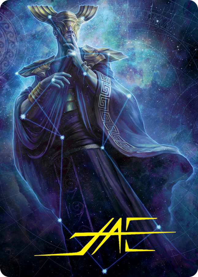 Atris, Oracle of Half-Truths Art Card (Gold-Stamped Signature) [March of the Machine Art Series] | Gear Gaming Fayetteville