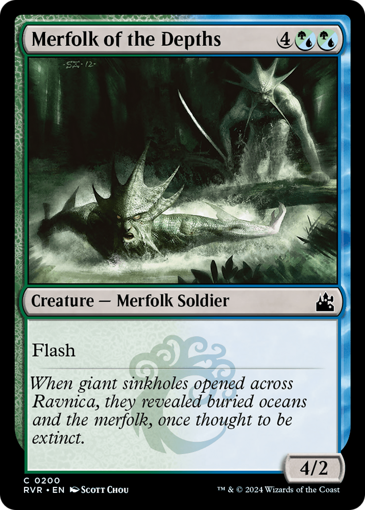 Merfolk of the Depths [Ravnica Remastered] | Gear Gaming Fayetteville