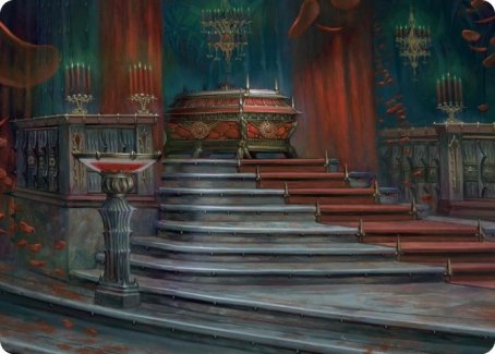Edgar Markov's Coffin Art Card [Innistrad: Crimson Vow Art Series] | Gear Gaming Fayetteville