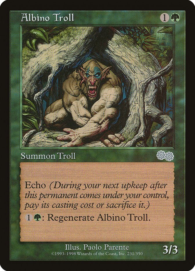 Albino Troll [Urza's Saga] | Gear Gaming Fayetteville