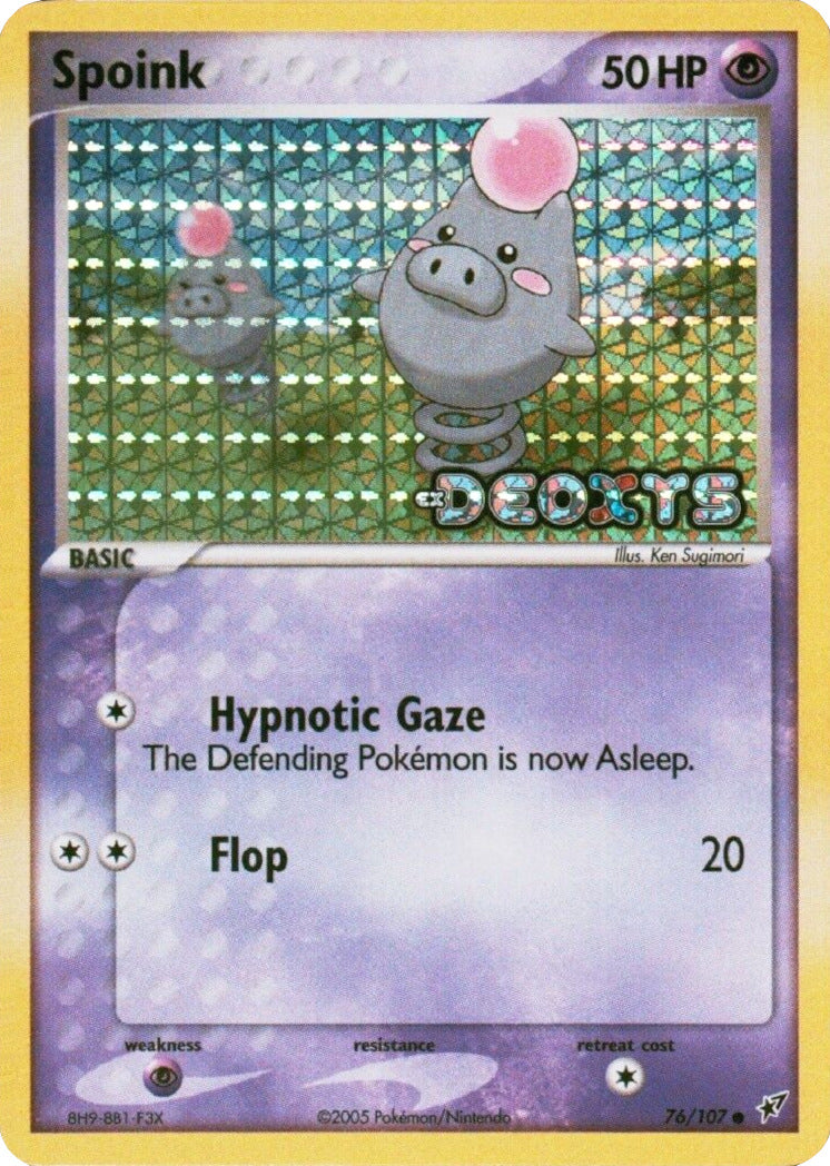 Spoink (76/107) (Stamped) [EX: Deoxys] | Gear Gaming Fayetteville