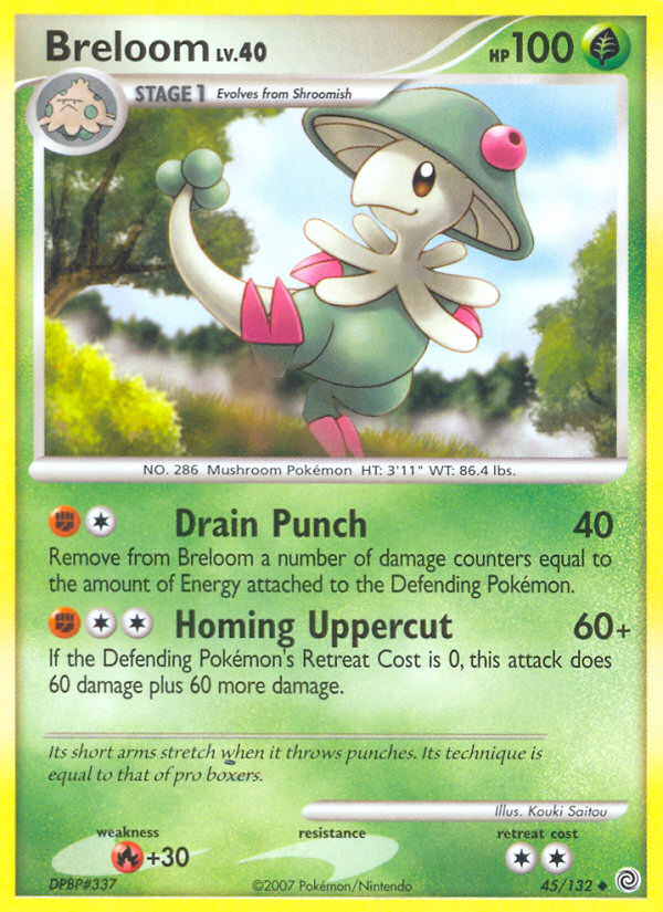 Breloom (45/132) [Diamond & Pearl: Secret Wonders] | Gear Gaming Fayetteville