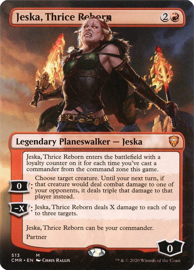 Jeska, Thrice Reborn (Borderless) [Commander Legends] | Gear Gaming Fayetteville