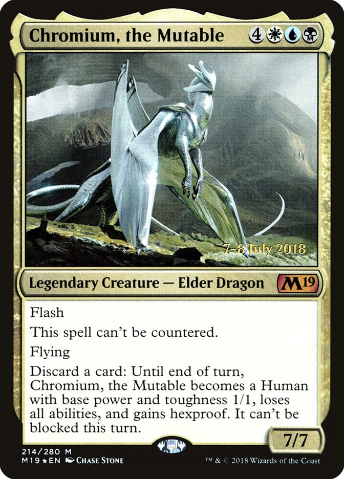 Chromium, the Mutable [Core Set 2019 Prerelease Promos] | Gear Gaming Fayetteville