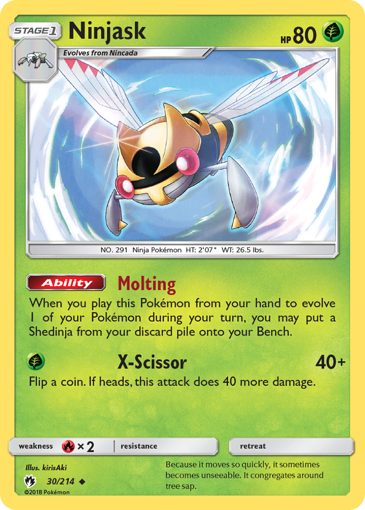 Ninjask (30/214) [Sun & Moon: Lost Thunder] | Gear Gaming Fayetteville