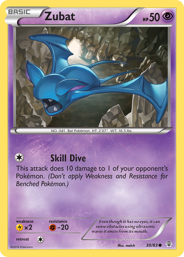 Zubat (30/83) [XY: Generations] | Gear Gaming Fayetteville