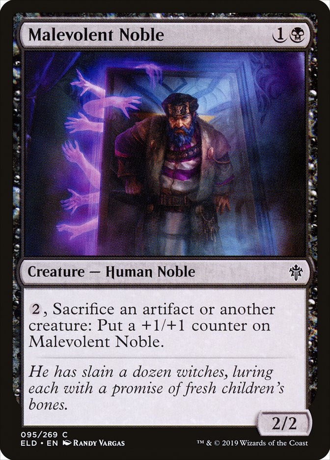 Malevolent Noble [Throne of Eldraine] | Gear Gaming Fayetteville