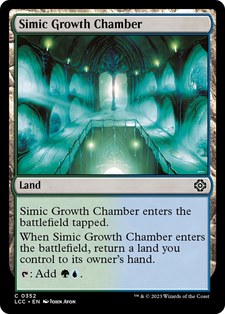 Simic Growth Chamber [The Lost Caverns of Ixalan Commander] | Gear Gaming Fayetteville