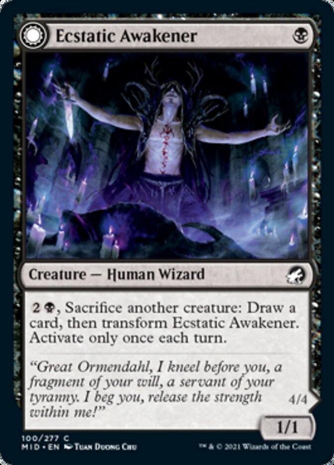 Ecstatic Awakener // Awoken Demon [Innistrad: Midnight Hunt] | Gear Gaming Fayetteville