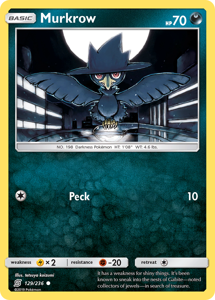 Murkrow (129/236) [Sun & Moon: Unified Minds] | Gear Gaming Fayetteville