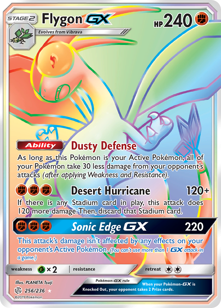 Flygon GX (256/236) [Sun & Moon: Cosmic Eclipse] | Gear Gaming Fayetteville