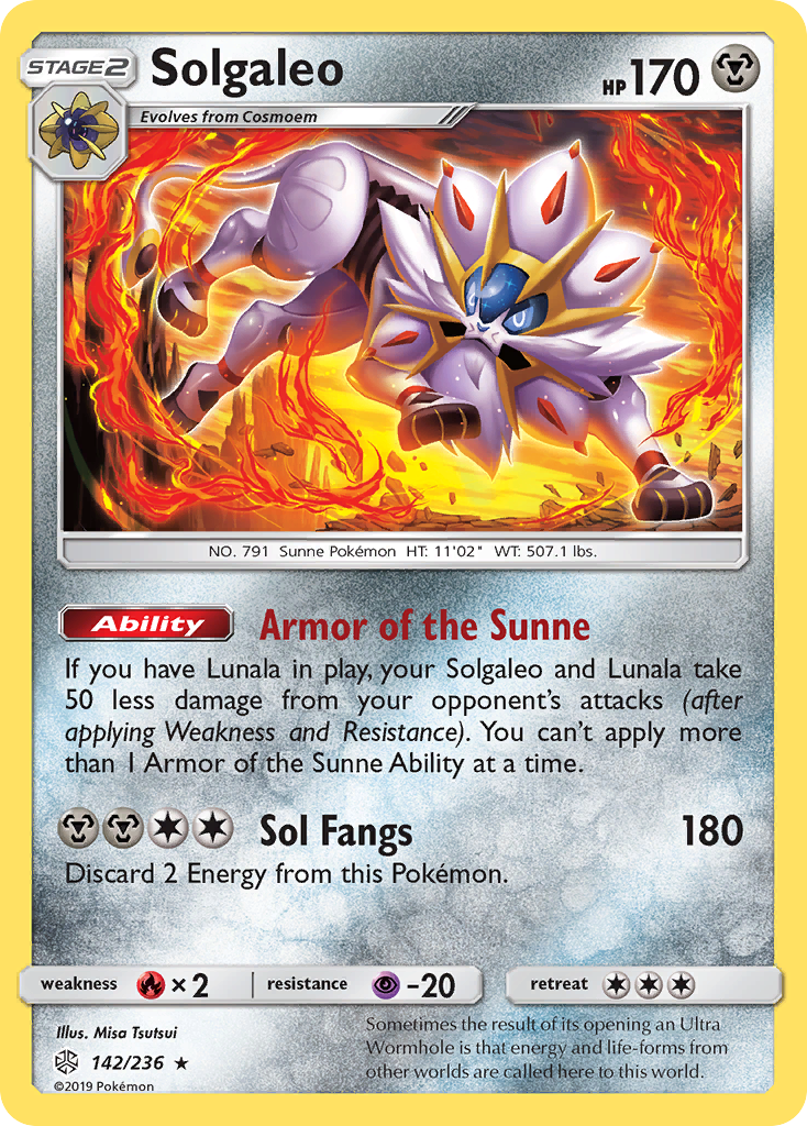 Solgaleo (142/236) [Sun & Moon: Cosmic Eclipse] | Gear Gaming Fayetteville