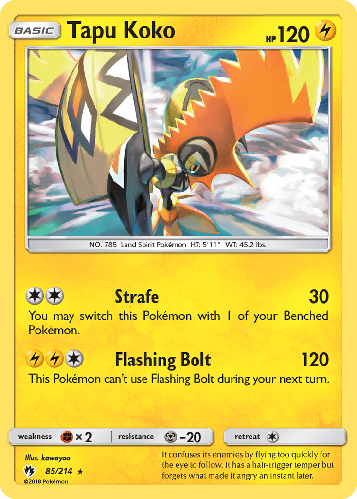 Tapu Koko (85/214) [Sun & Moon: Lost Thunder] | Gear Gaming Fayetteville