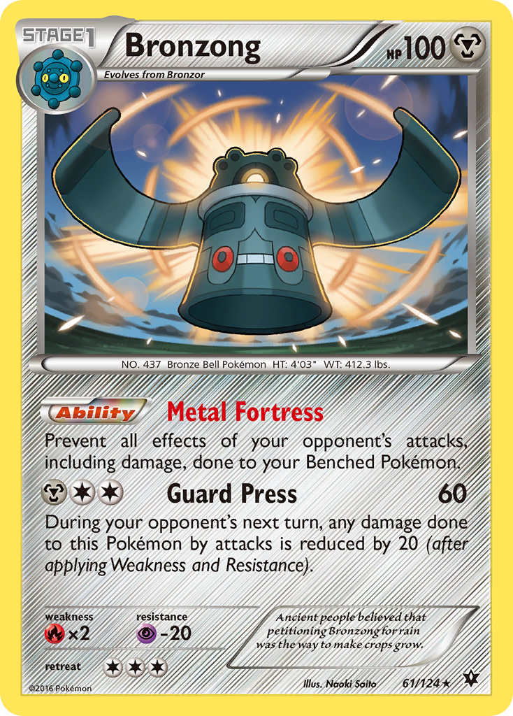 Bronzong (61/124) [XY: Fates Collide] | Gear Gaming Fayetteville