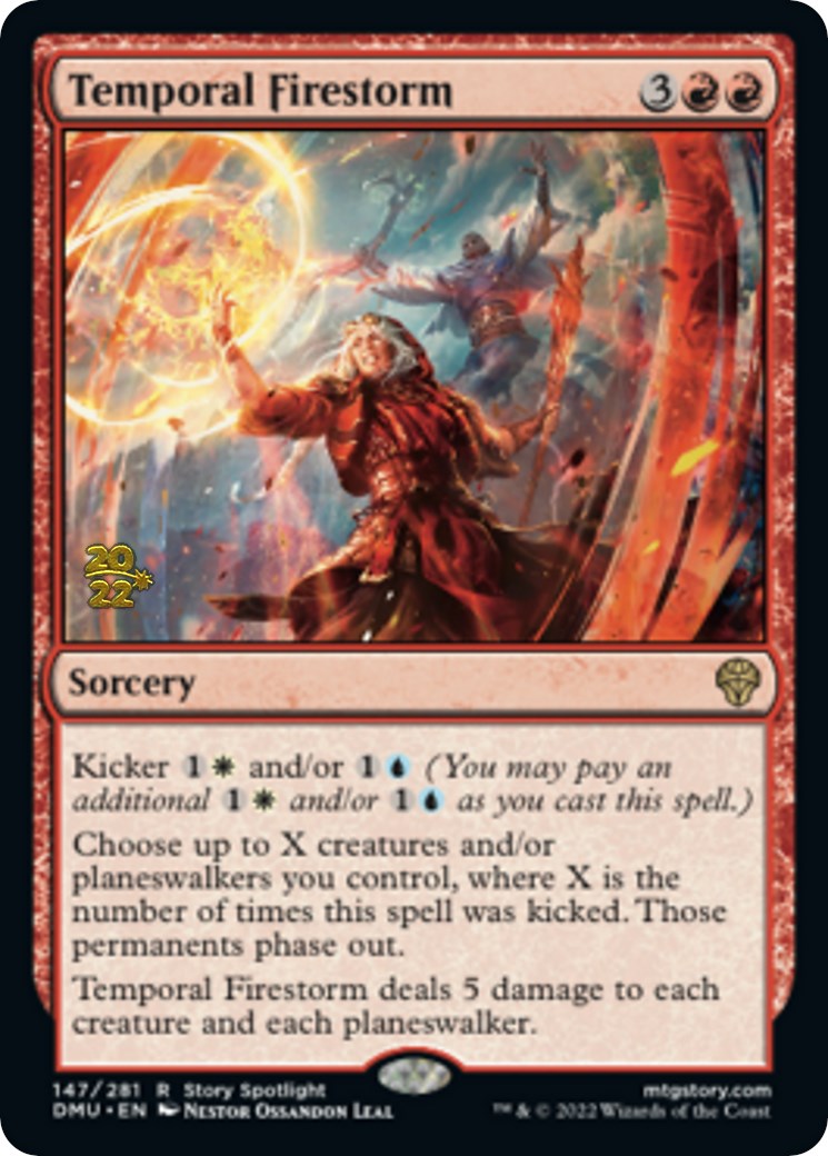 Temporal Firestorm [Dominaria United Prerelease Promos] | Gear Gaming Fayetteville