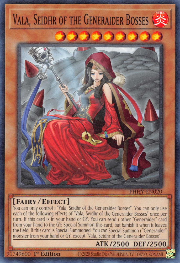 Vala, Seidhr of the Generaider Bosses [PHHY-EN020] Common | Gear Gaming Fayetteville