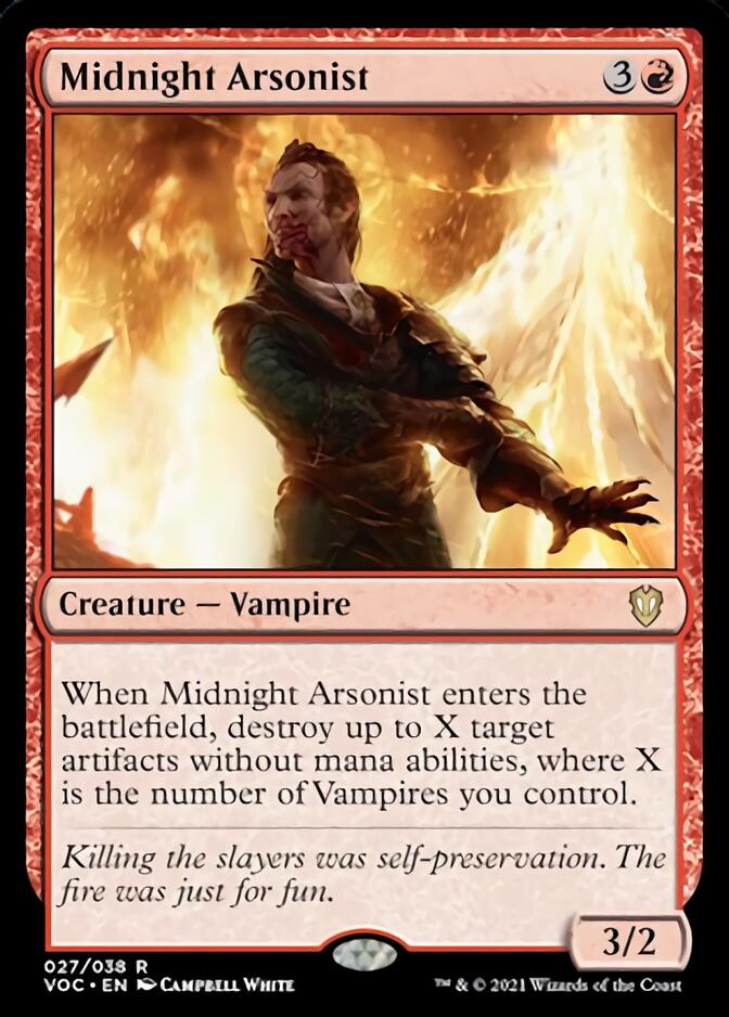 Midnight Arsonist [Innistrad: Crimson Vow Commander] | Gear Gaming Fayetteville