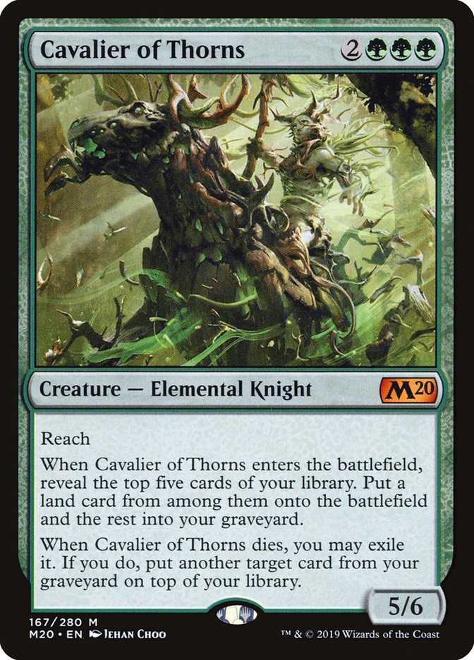 Cavalier of Thorns [Core Set 2020] | Gear Gaming Fayetteville