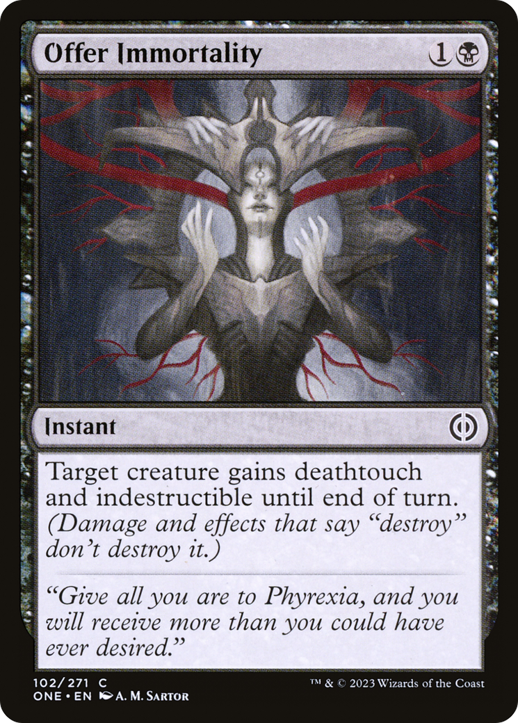 Offer Immortality [Phyrexia: All Will Be One] | Gear Gaming Fayetteville