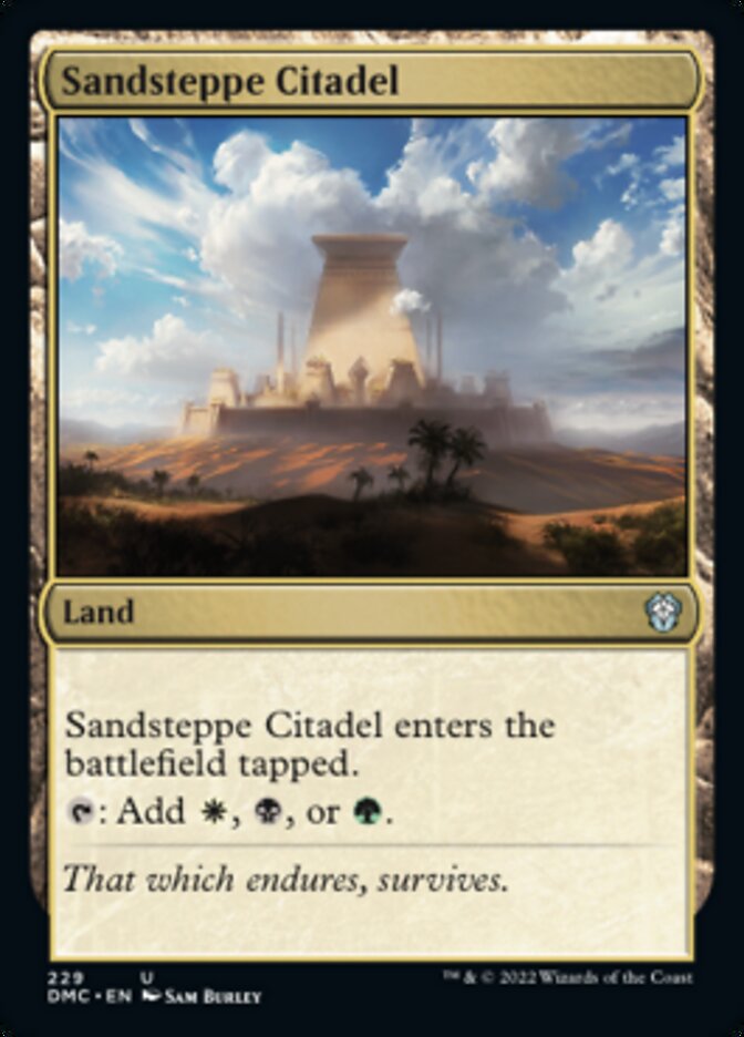 Sandsteppe Citadel [Dominaria United Commander] | Gear Gaming Fayetteville