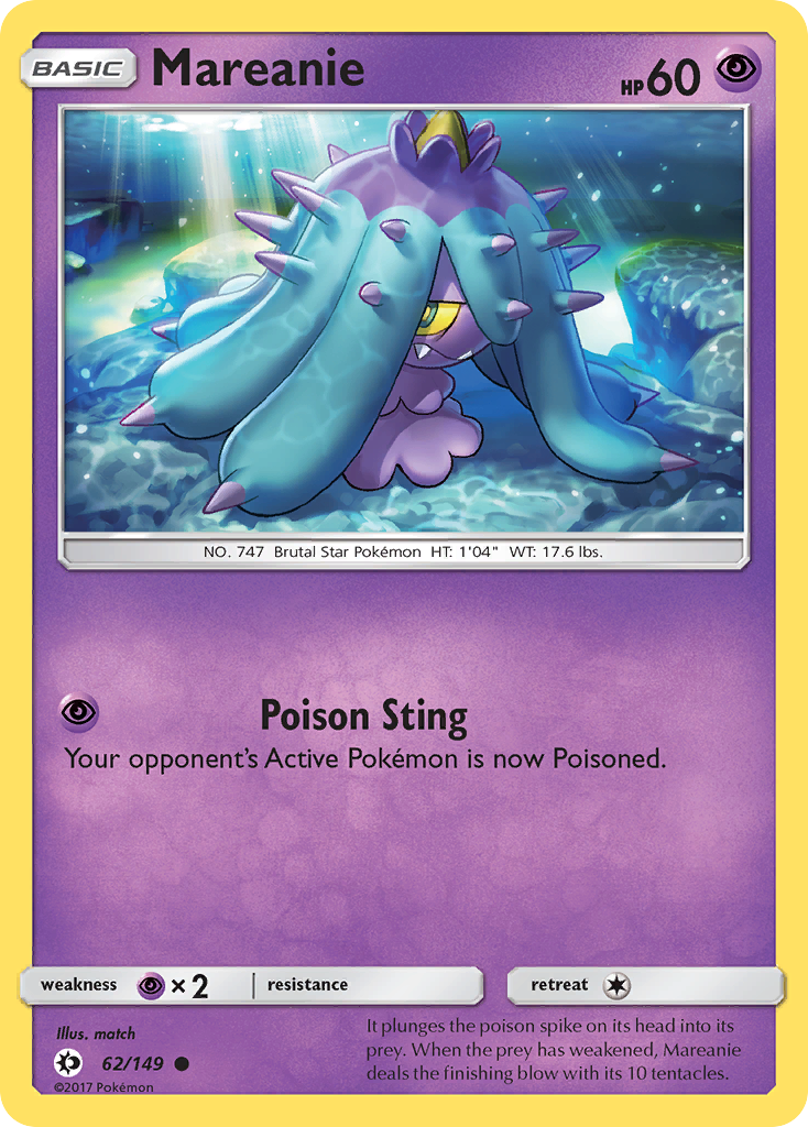 Mareanie (62/149) [Sun & Moon: Base Set] | Gear Gaming Fayetteville