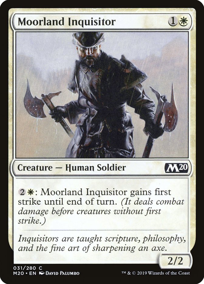 Moorland Inquisitor [Core Set 2020] | Gear Gaming Fayetteville