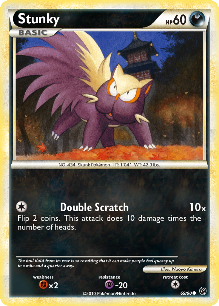 Stunky (69/90) [HeartGold & SoulSilver: Undaunted] | Gear Gaming Fayetteville