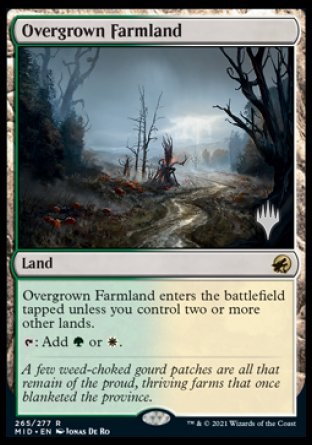 Overgrown Farmland (Promo Pack) [Innistrad: Midnight Hunt Promos] | Gear Gaming Fayetteville