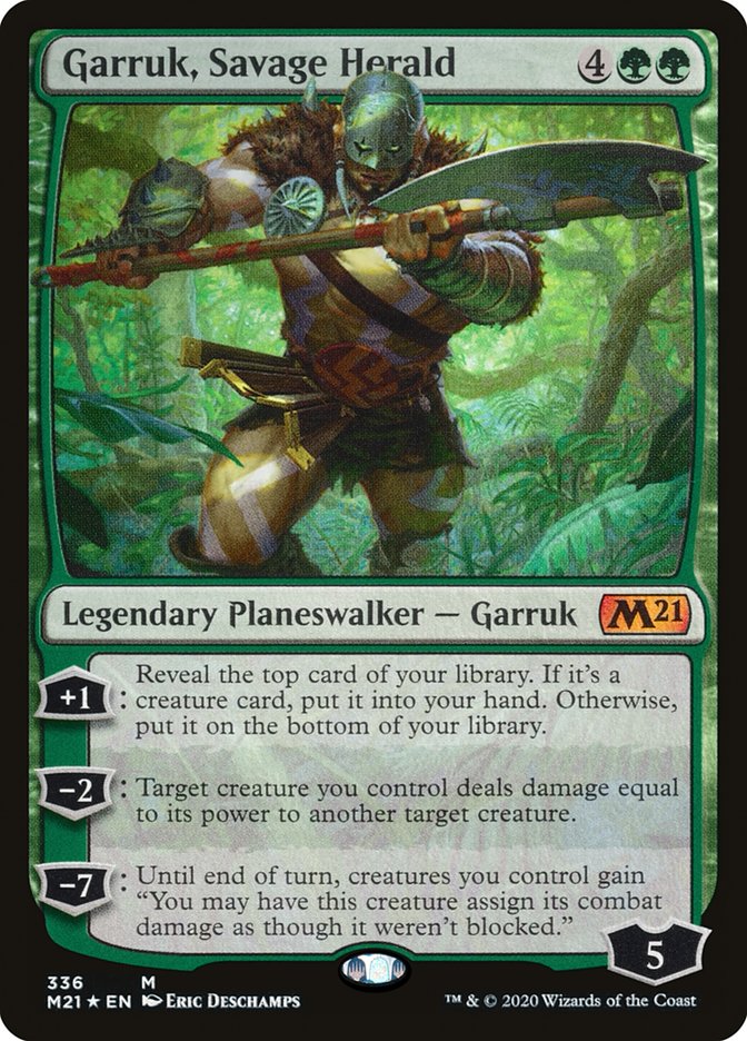 Garruk, Savage Herald [Core Set 2021] | Gear Gaming Fayetteville