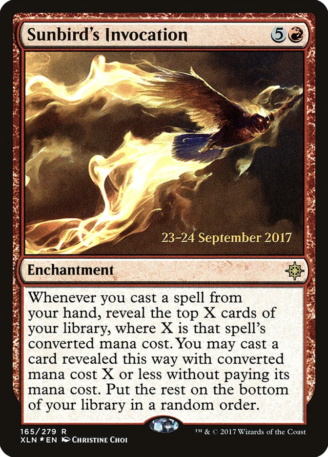 Sunbird's Invocation [Ixalan Prerelease Promos] | Gear Gaming Fayetteville