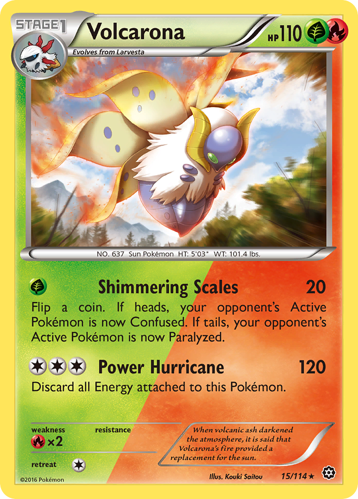 Volcarona (15/114) [XY: Steam Siege] | Gear Gaming Fayetteville