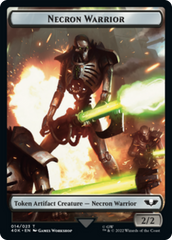 Necron Warrior // Insect Double-Sided (Surge Foil) [Warhammer 40,000 Tokens] | Gear Gaming Fayetteville