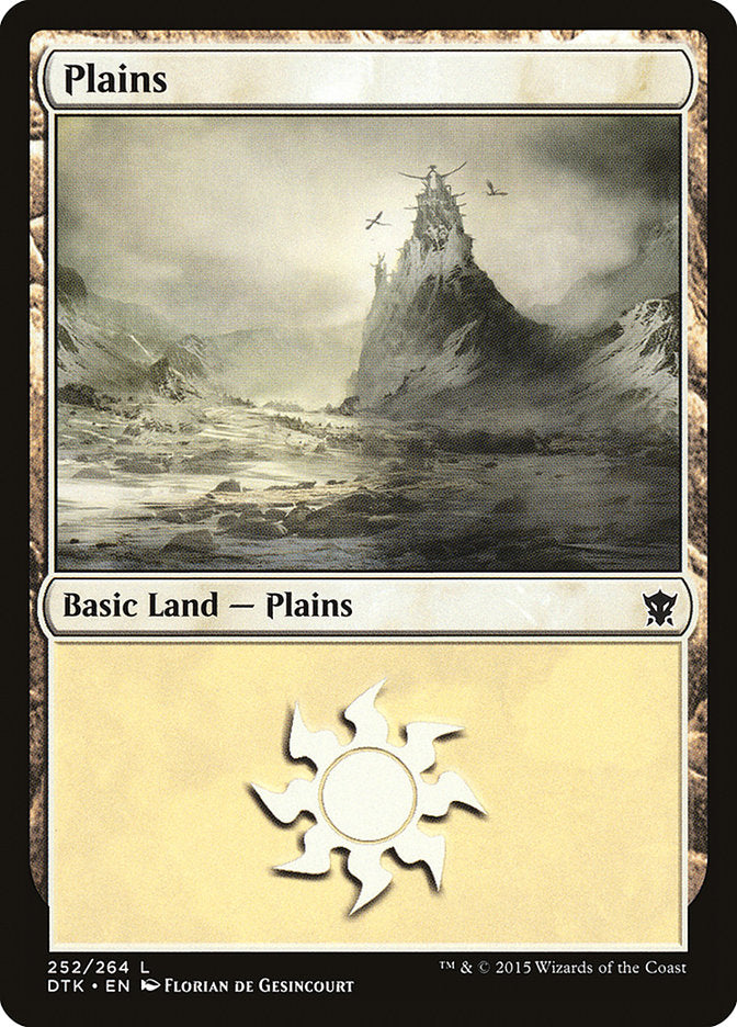 Plains (252) [Dragons of Tarkir] | Gear Gaming Fayetteville