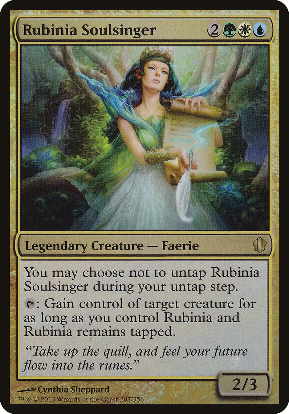 Rubinia Soulsinger (Oversized) [Commander 2013 Oversized] | Gear Gaming Fayetteville